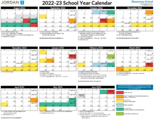 2022-23 Elementary School Calendar